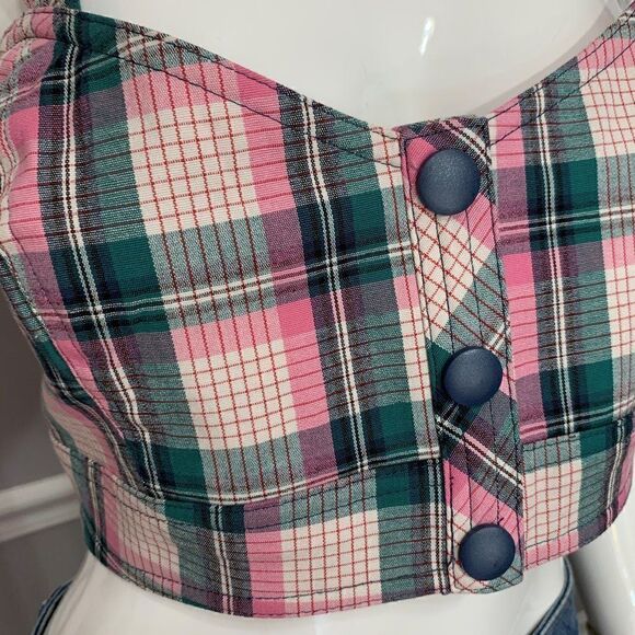 NWOT Urban Outfitters (UO) plaid halter top - XL - Picture 5 of 10